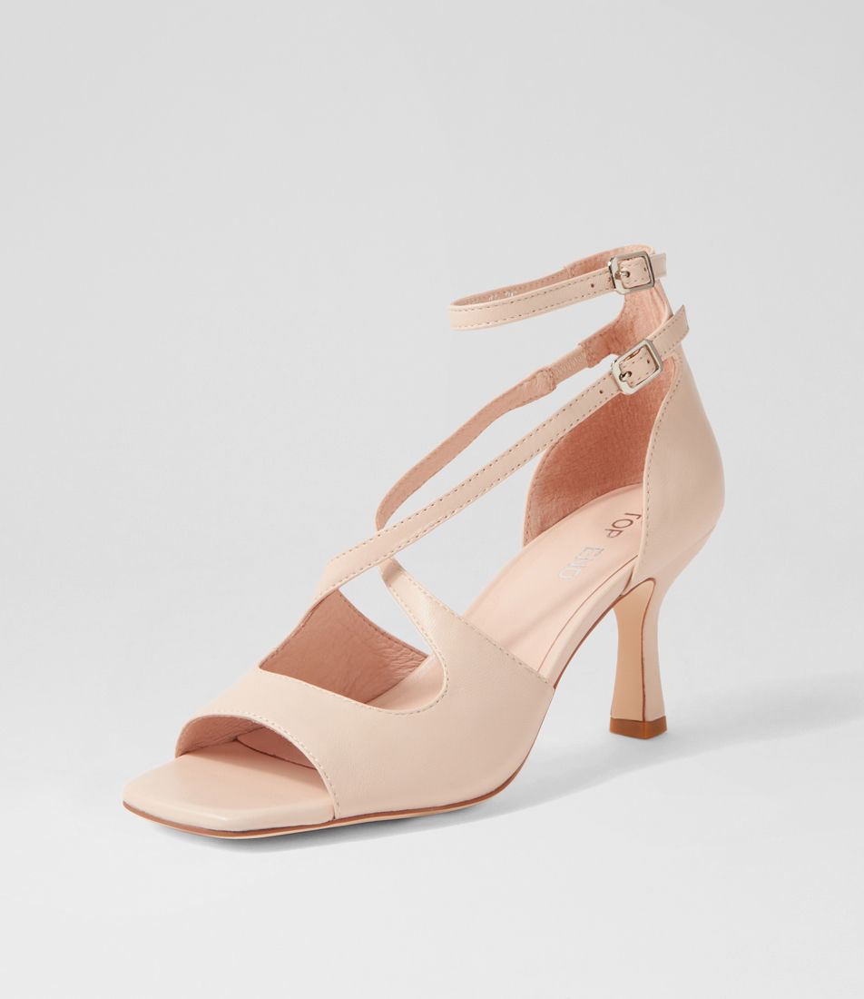 Lanyey Nude Leather Sandals