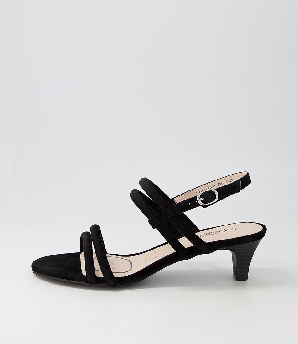 Darlson Black Suede Sandals