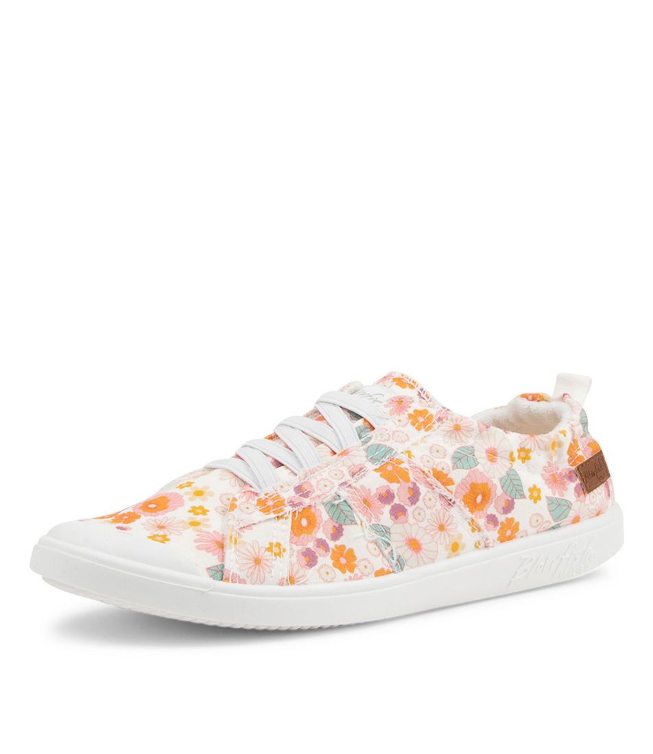 Vex Off White Daisy Craze Canvas Sneakers