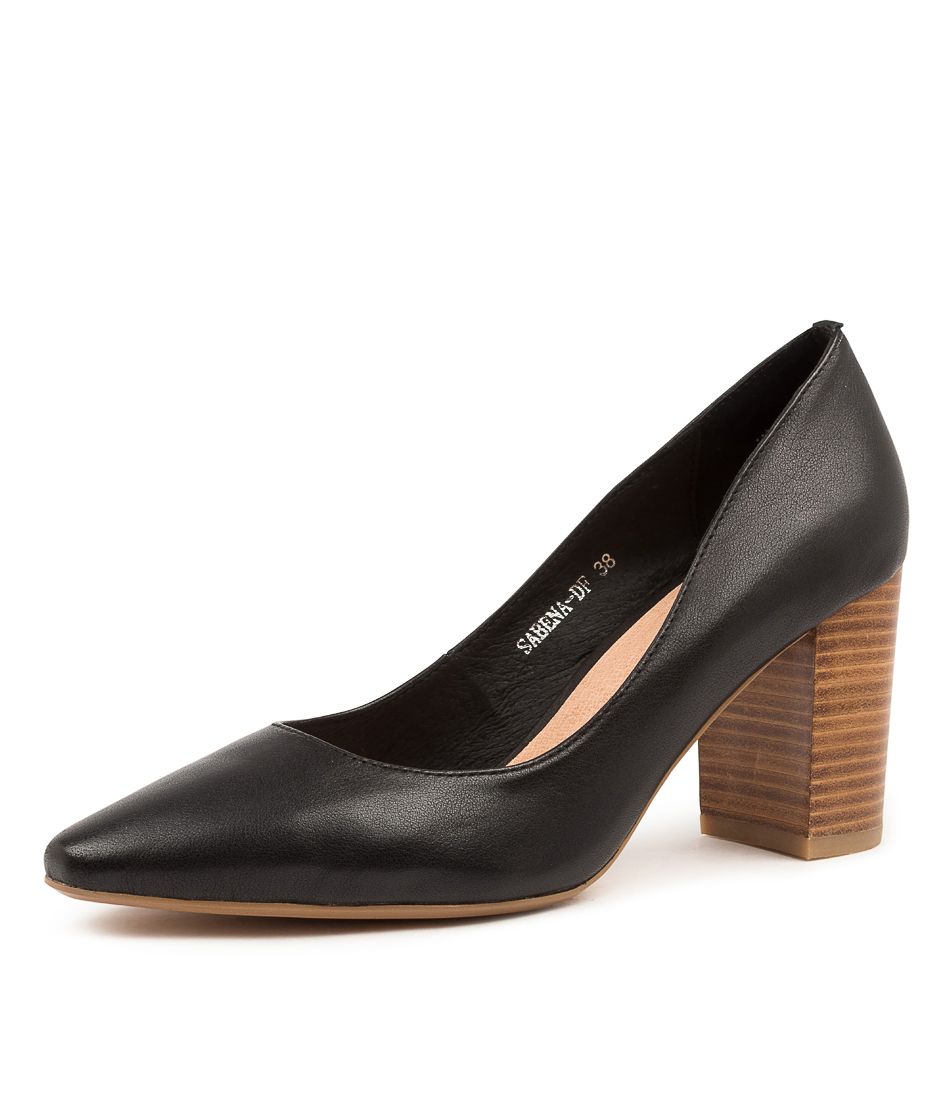 SABENA BLK-NAT HEEL LTHER