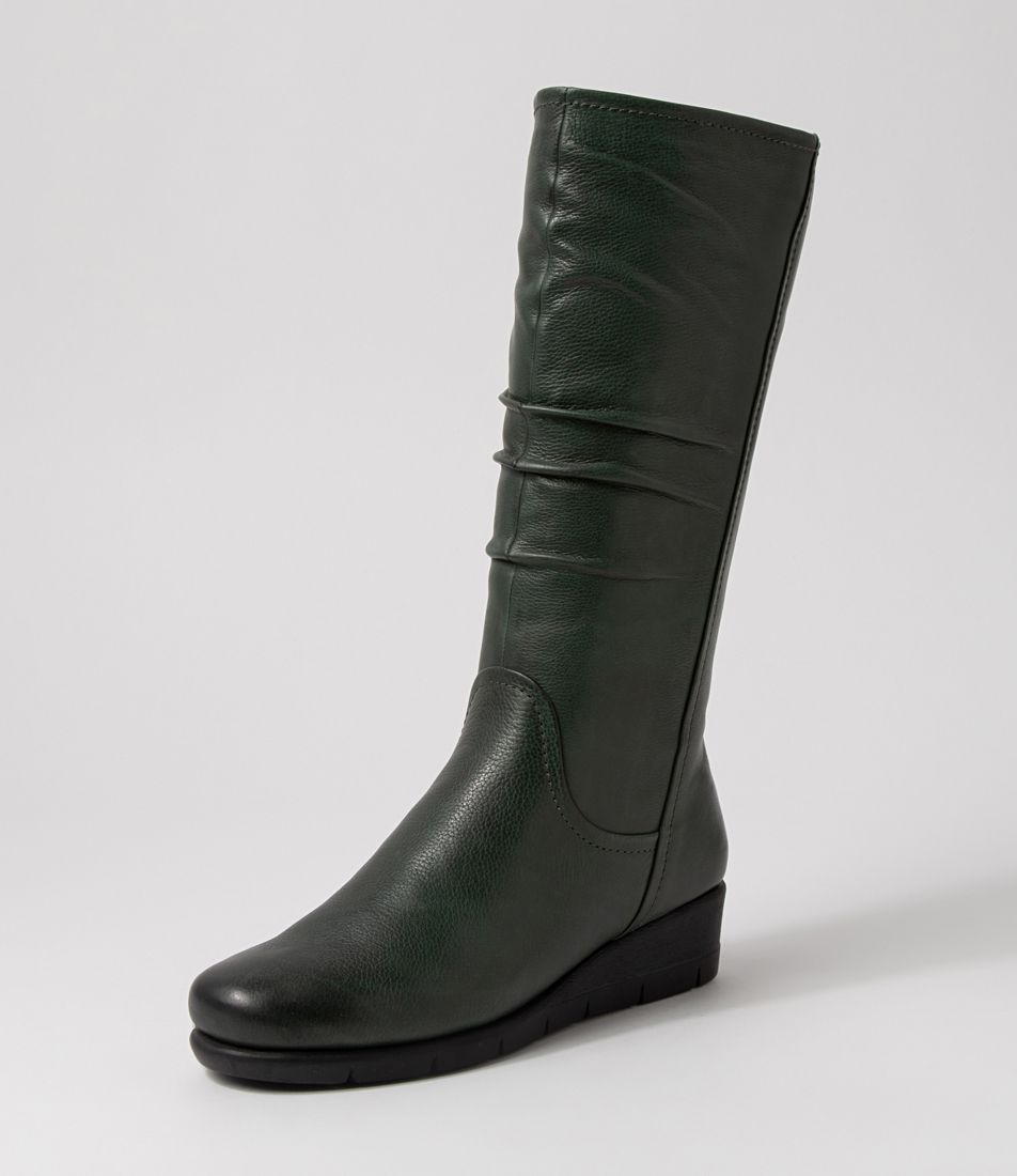 Millan Light Forest Leather Calf Boots