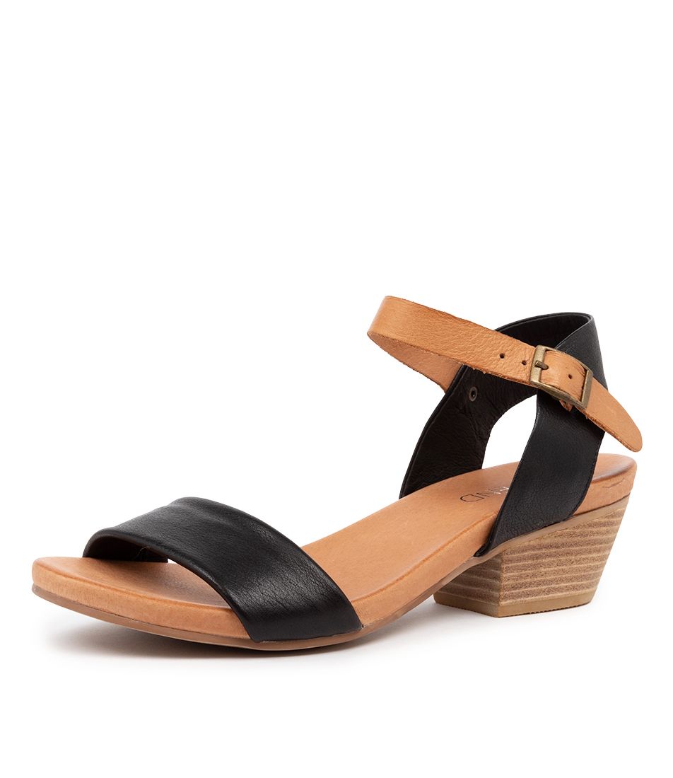 CONTROL BLACK DK TAN LEATHER