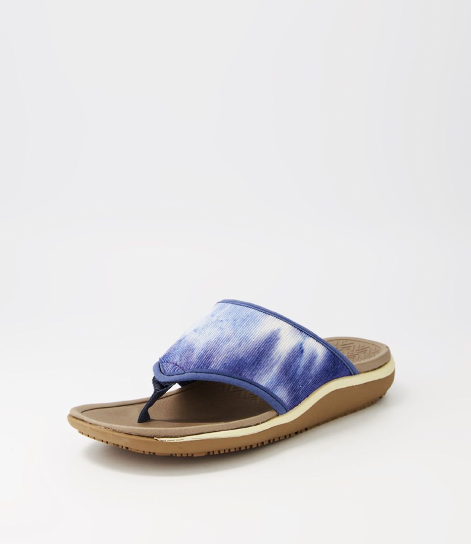 Haris DENIM TIE DYE Textile Sandals