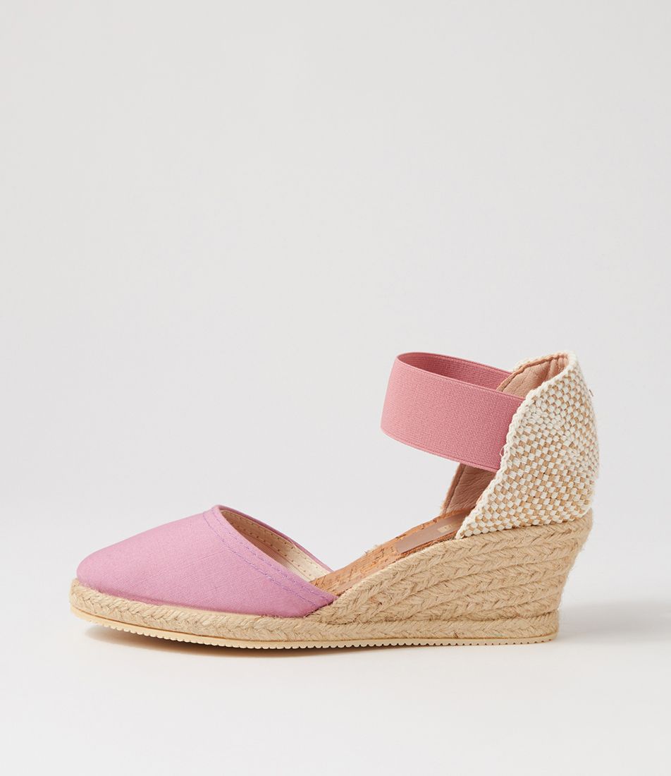 Tamiko Lilac Recycled Canvas Heels