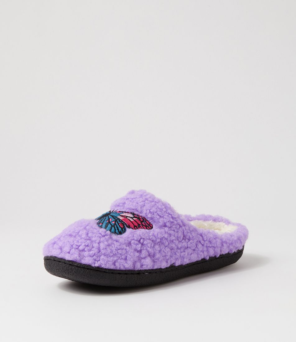 Lutter Purple Multi Slippers
