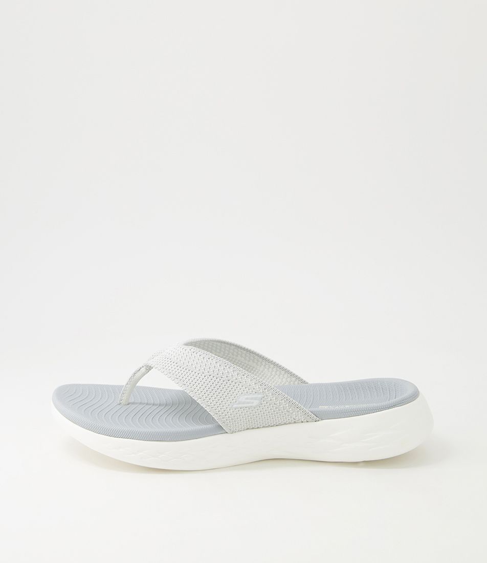 On Grey Textile Slides