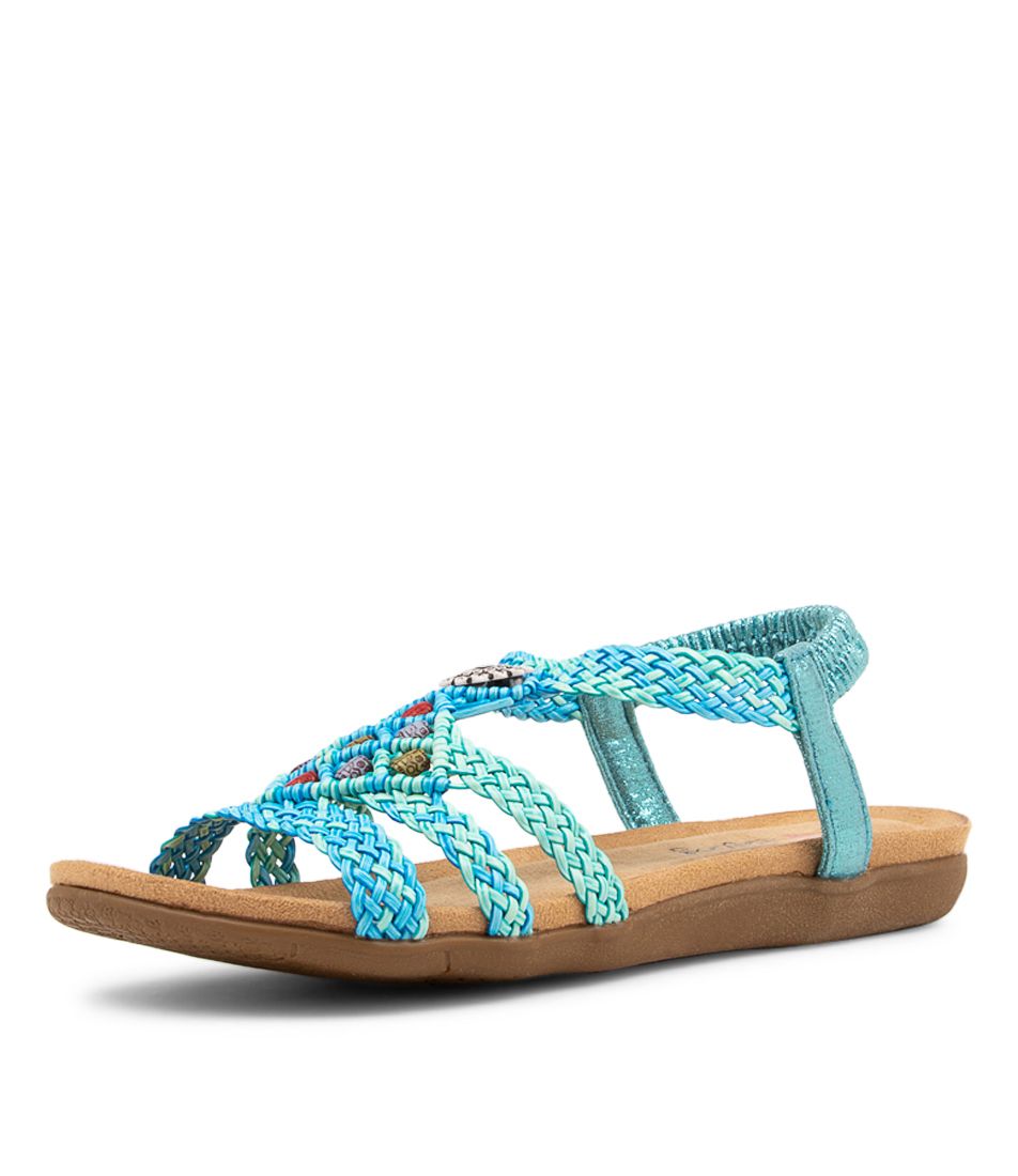 Fiorente Aqua Jade Multi Sandals