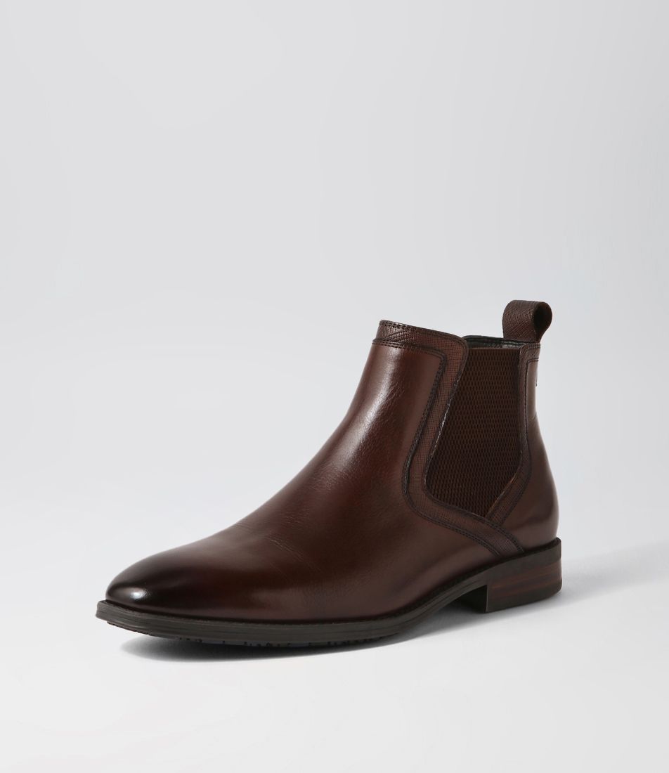 Vendetta Brown Leather Chelsea Boots