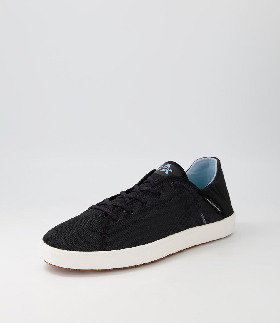 Nai M Black Mesh Sneakers