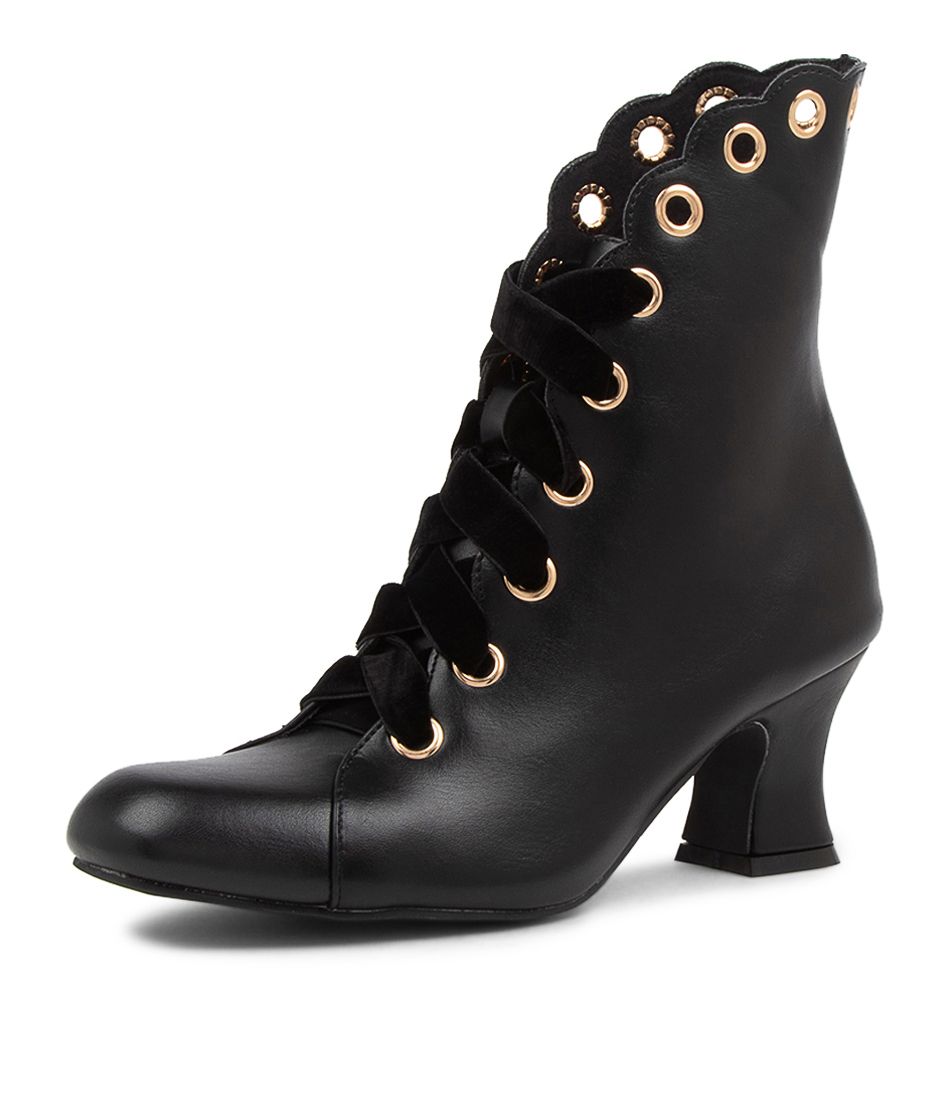 YONITA BLACK DRESS BOOTS