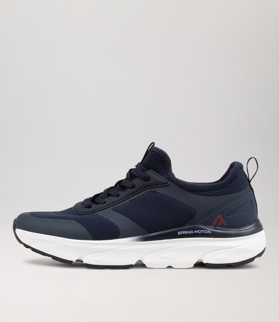 Vespa Navy Mesh Sneakers