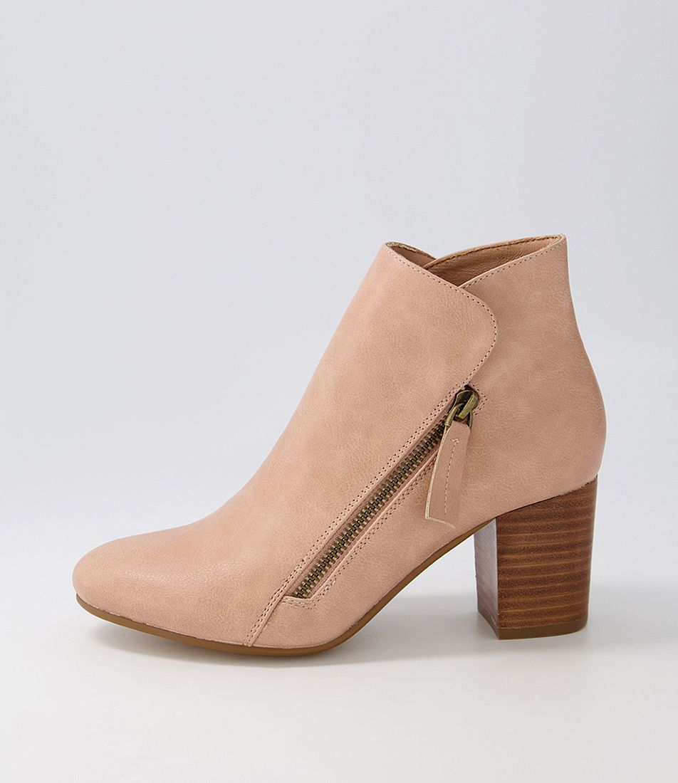 Merritt Blush Ankle Boots