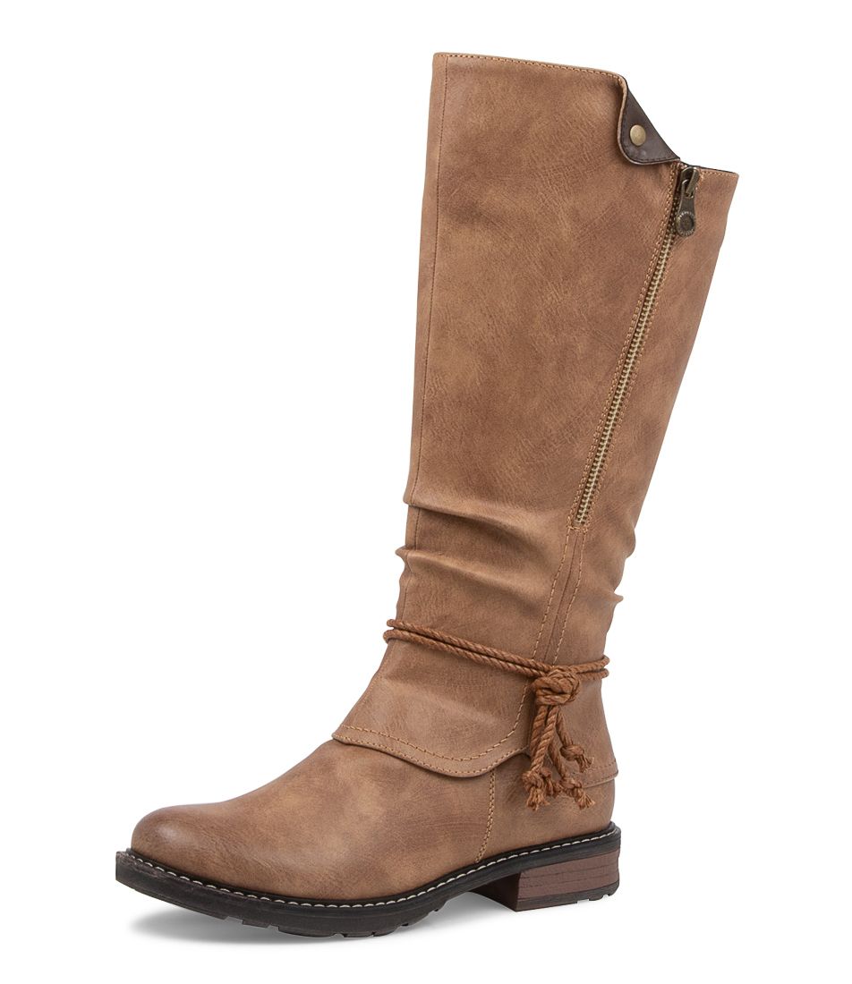 Maldivian Camel Knee High Boots