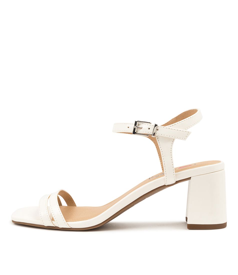 BONNIN WHITE PATENT PU