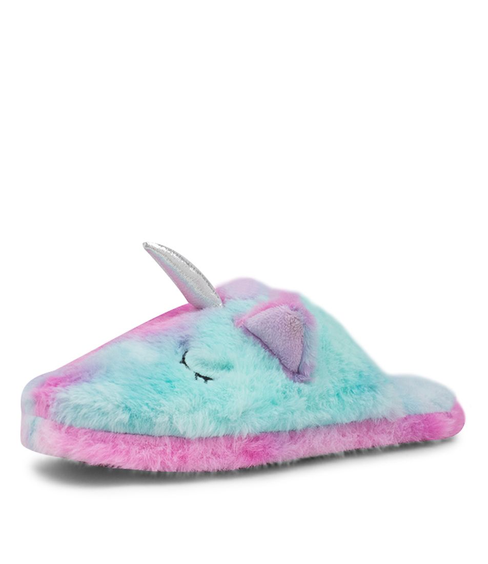 Unicorn Fuchsia Slippers