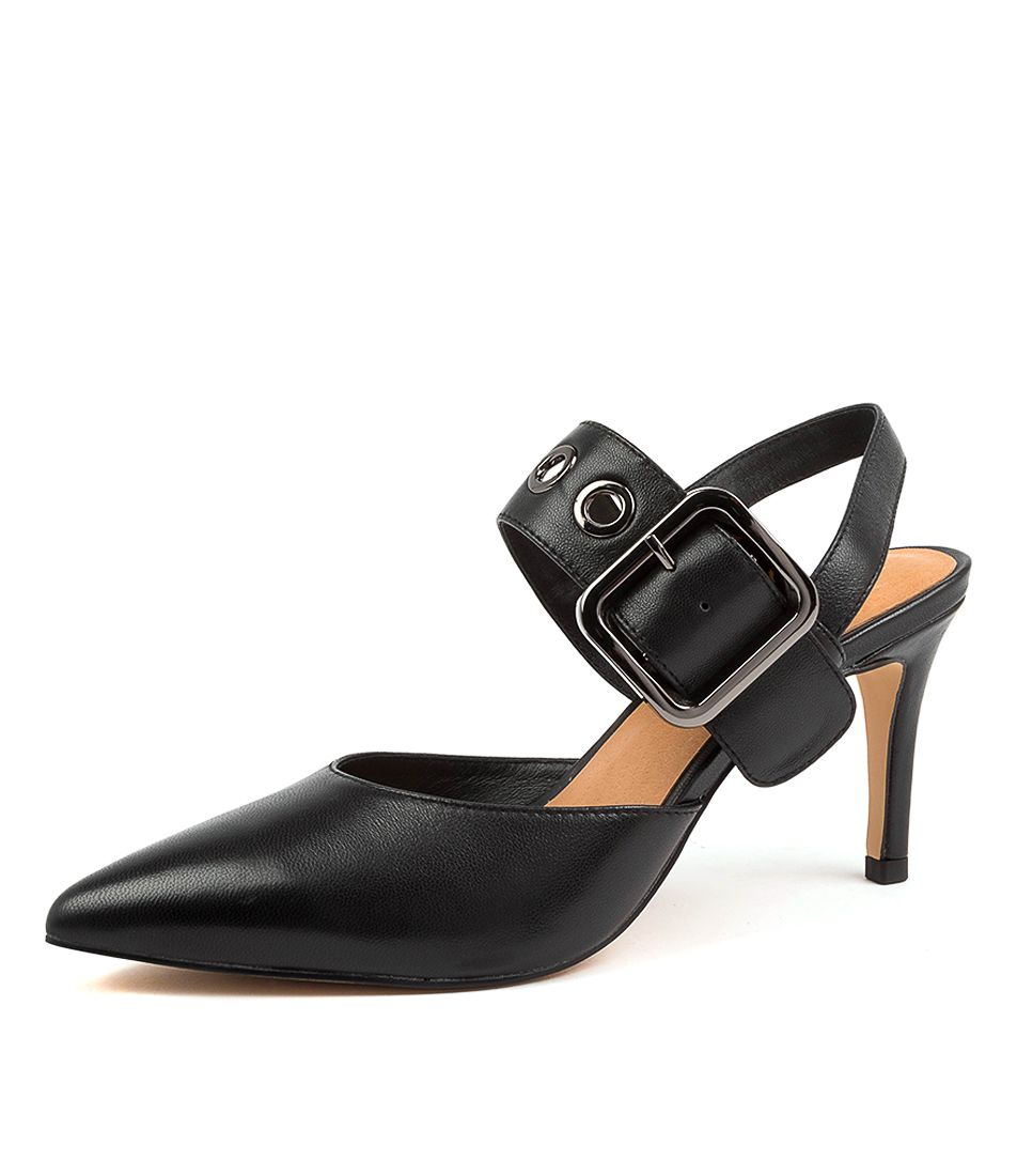 BRYLIE BLACK LEATHER