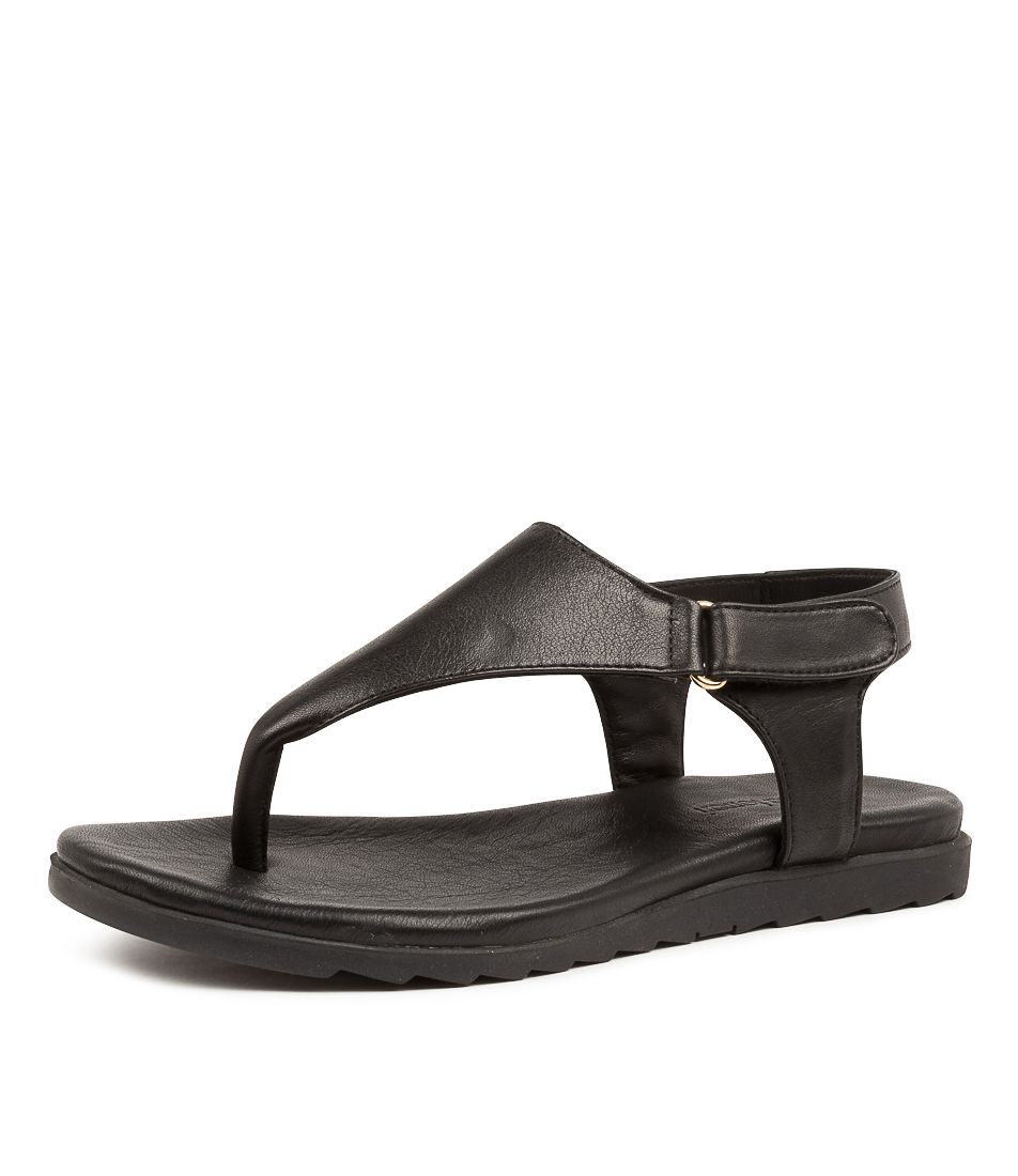 RESTED DF BLACK BLACK SOLE LEATHER