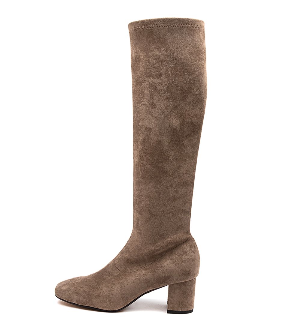 Irossi Mocca Mircosuede Knee High Boots