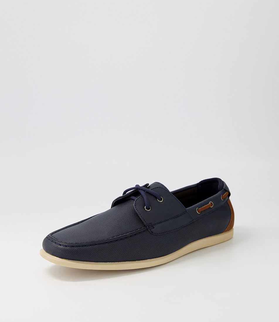 Langford Navy Boat Shoes