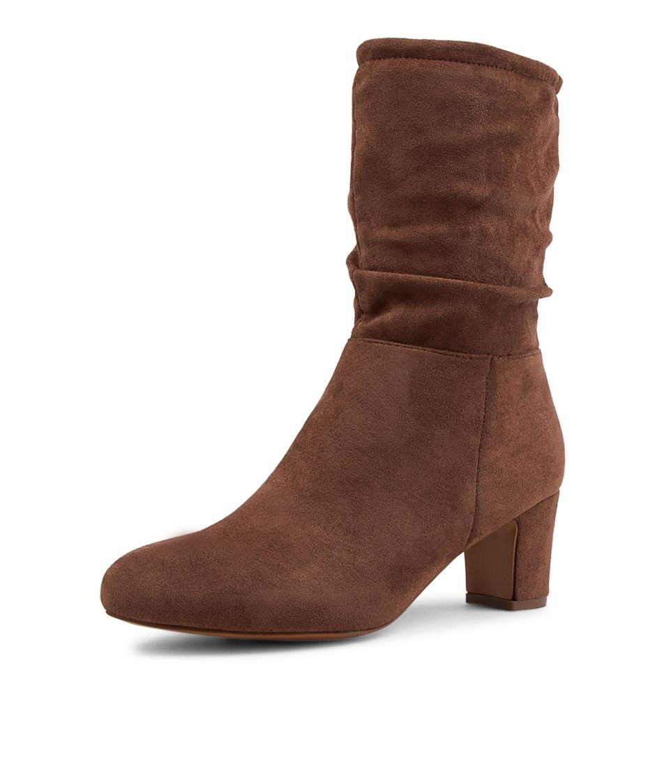 Kenziee Donkey Microsuede Calf Boots