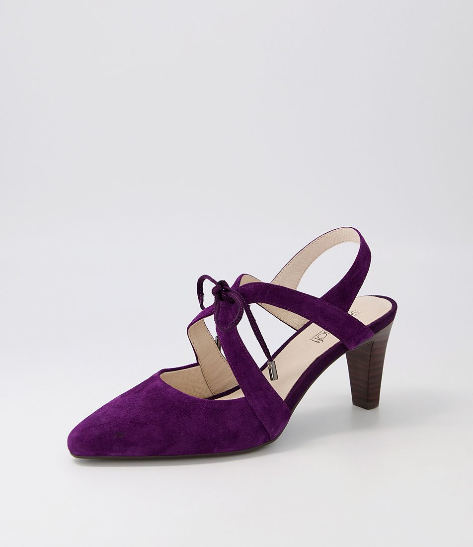 Meduza2 Purple Suede Heels