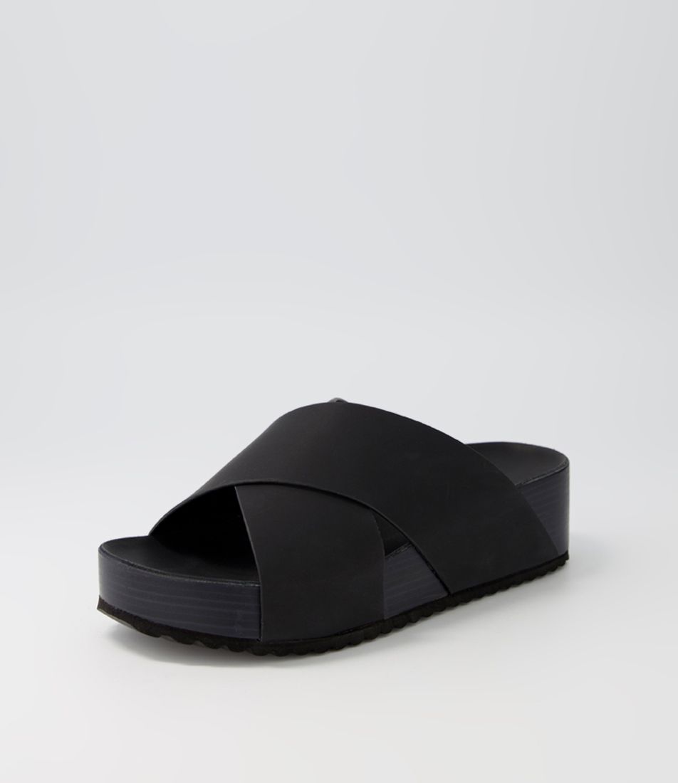 Mackel Black Sandals