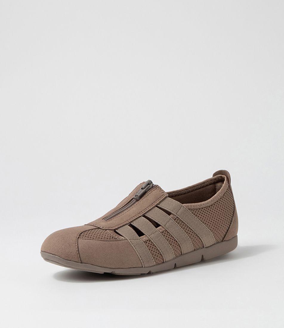 Scottie Taupe Mesh Sneakers