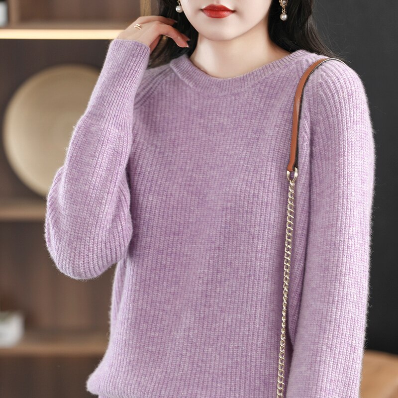 Turtleneck Sweater Woman Winter 2022 100% Merino Wool Cashmere Sweaters Women Clothes Knitted Pullover Korean Fashion Jumper Top