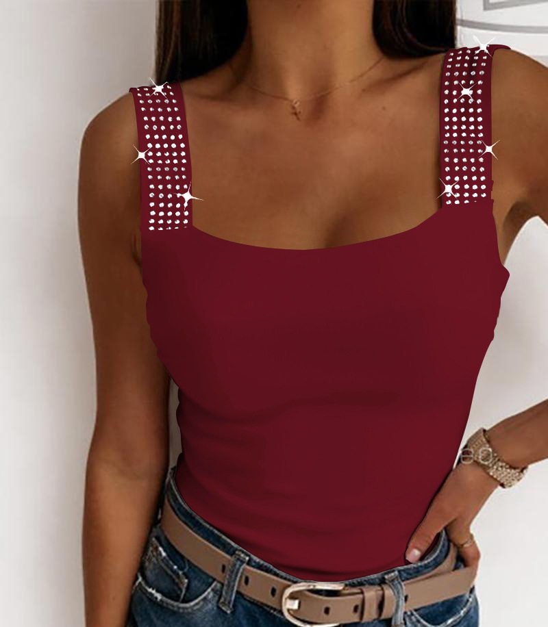 Women Beaded Suspender Top