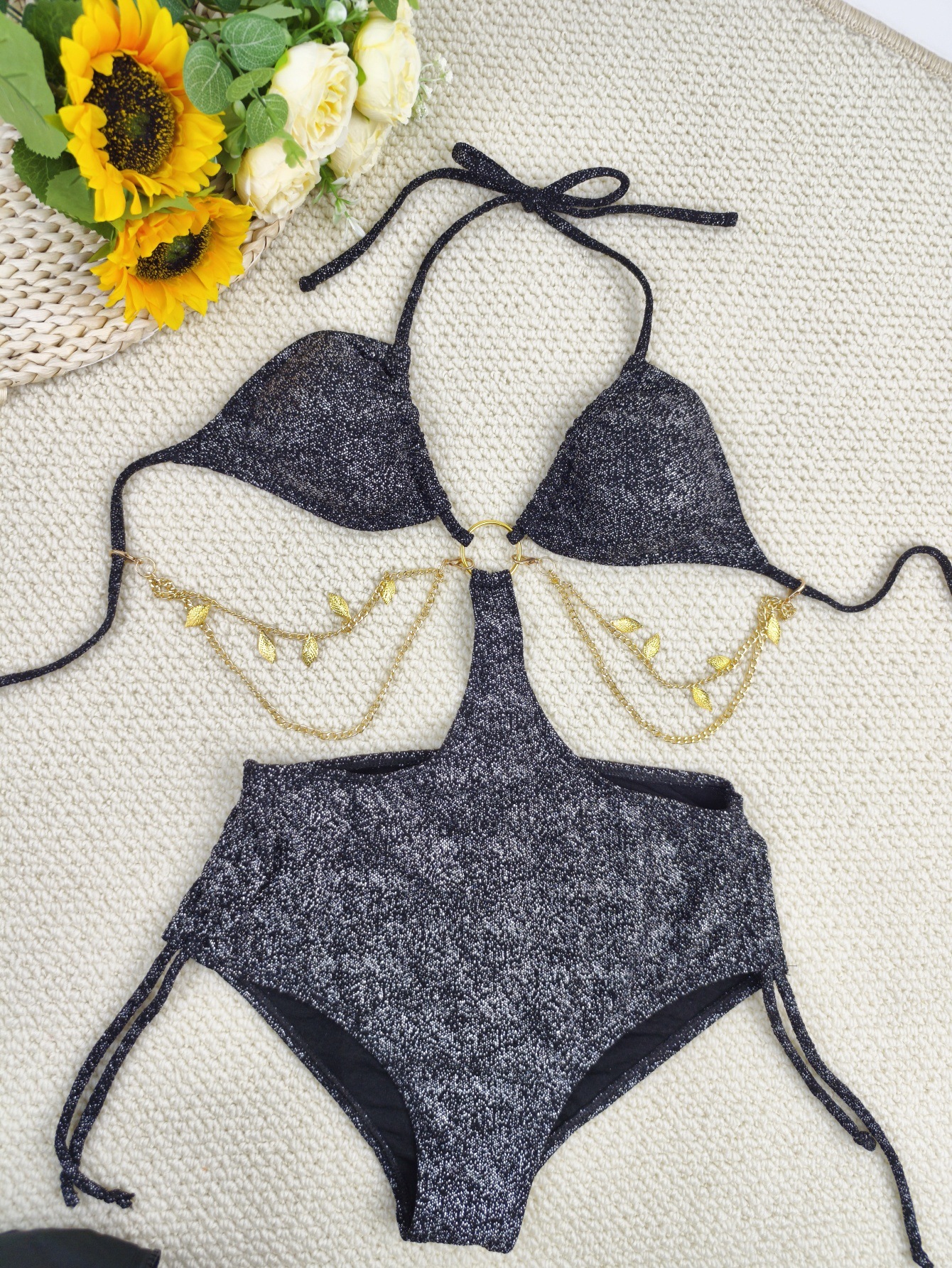 Sexy One-Piece Low Back Bikini Swimsuit