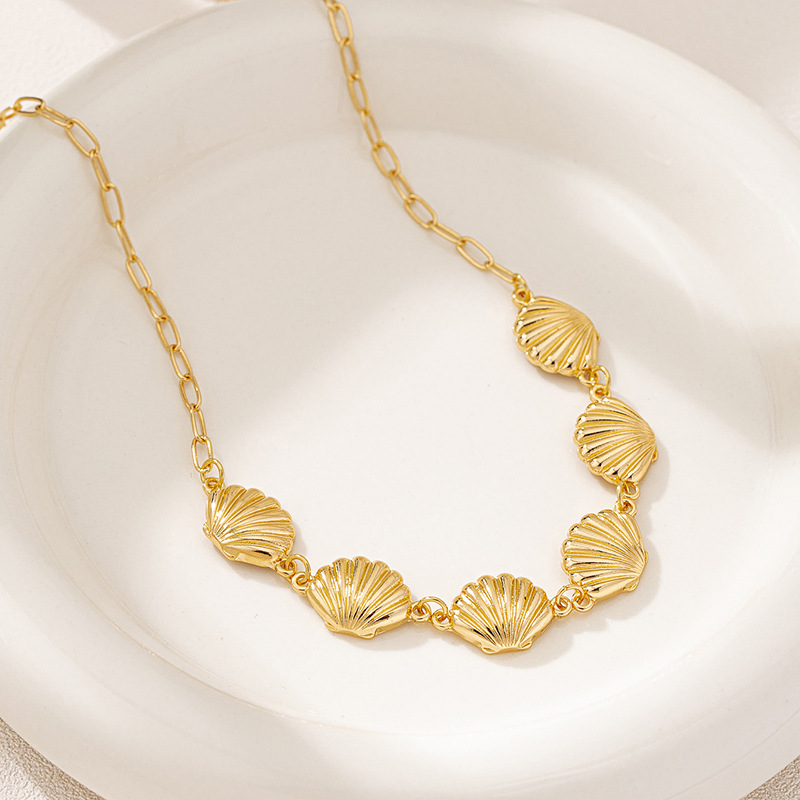Women Style Ocean Metal Shell Necklace