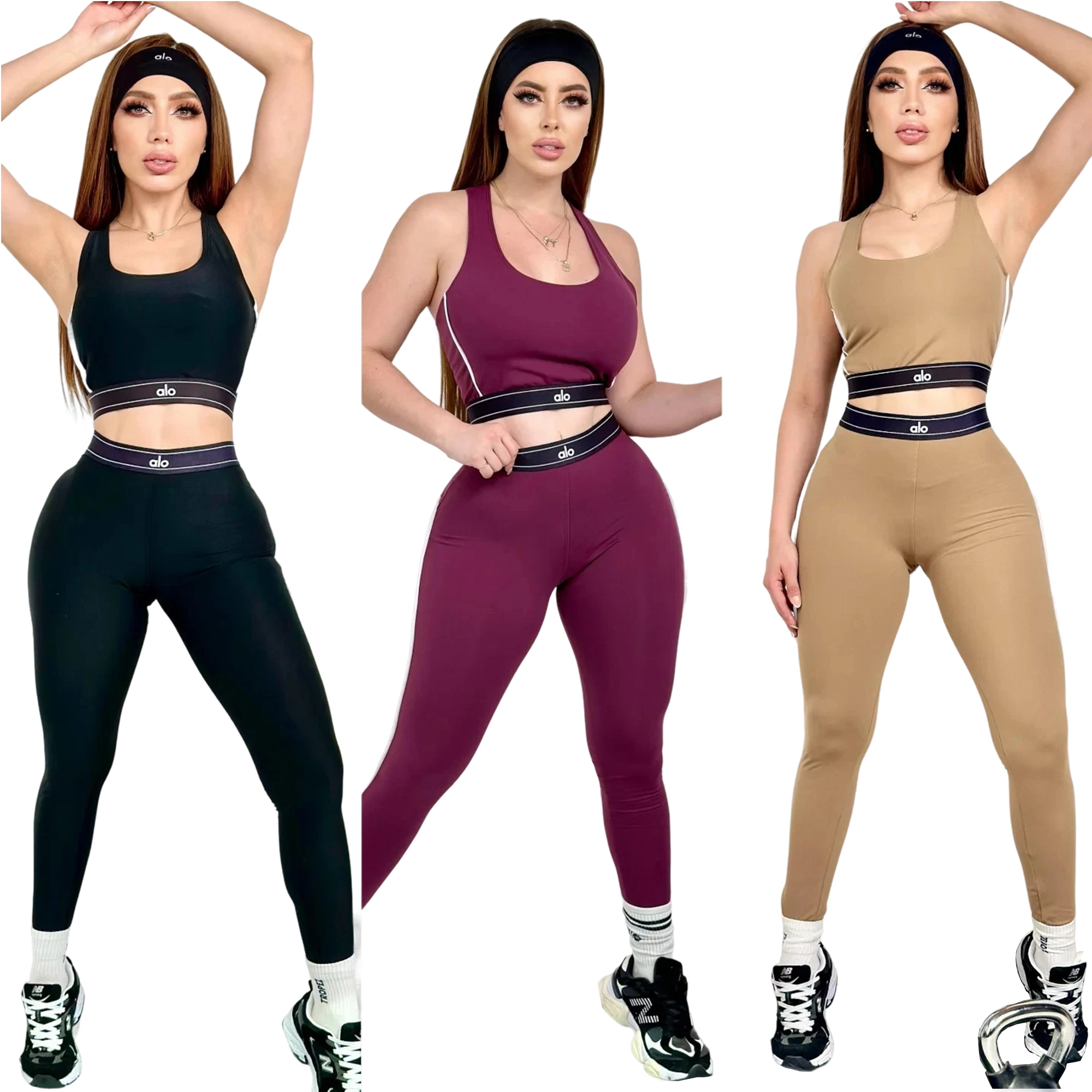 Women summer yoga sports vest and Pants two-piece set