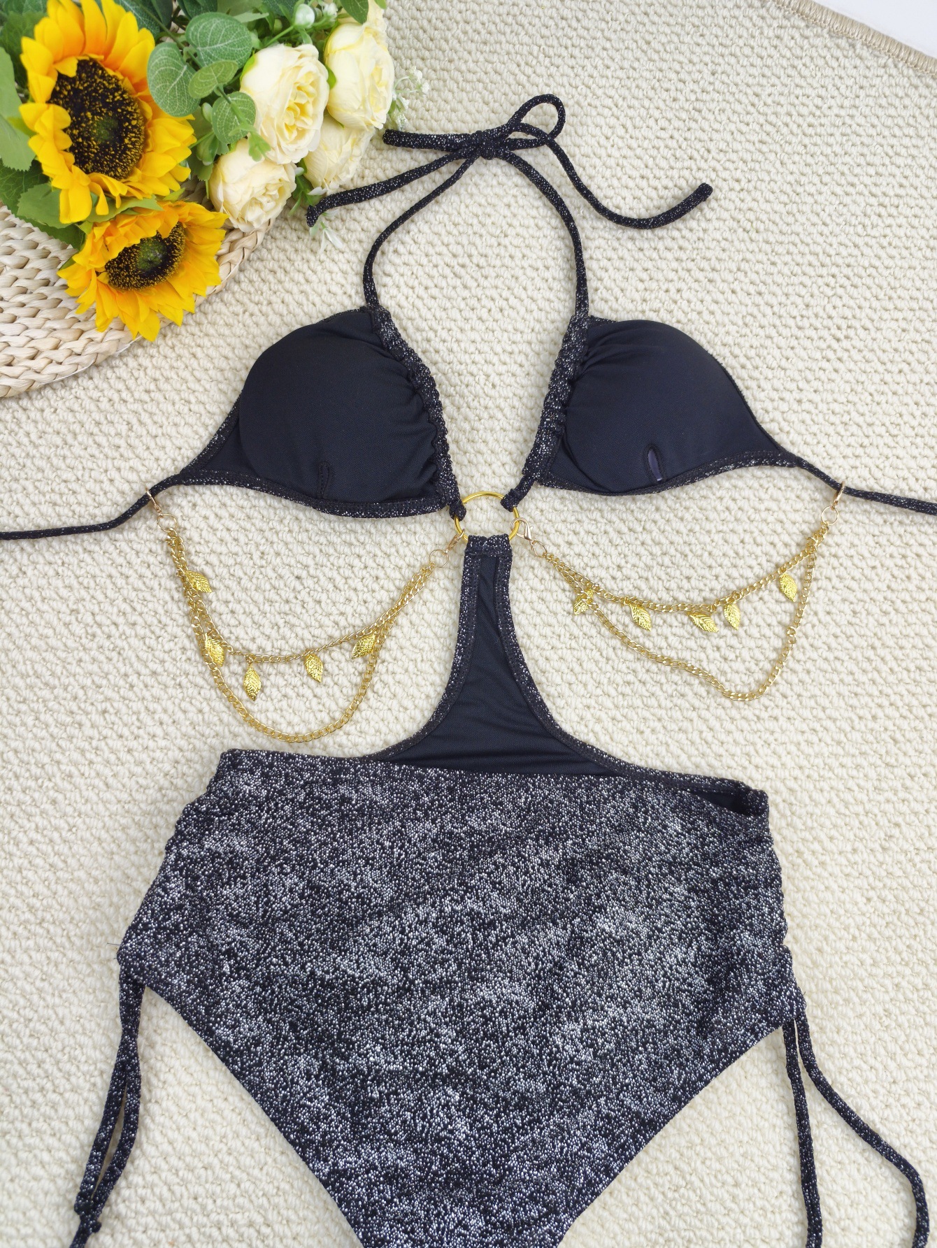Sexy One-Piece Low Back Bikini Swimsuit