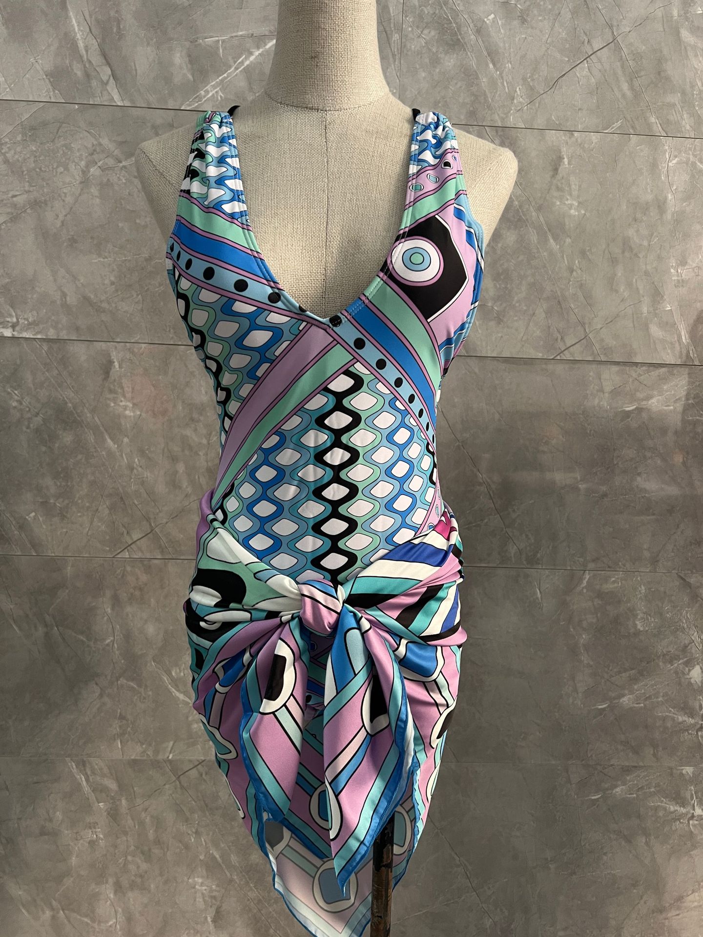Women bikini one-piece swimsuit Two Piece Set