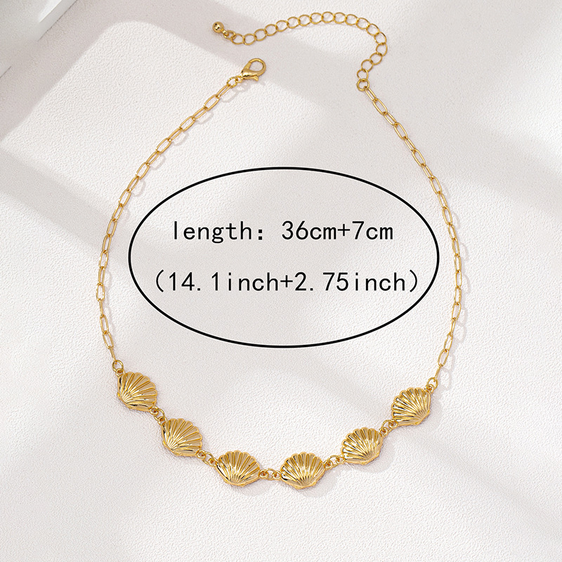 Women Style Ocean Metal Shell Necklace