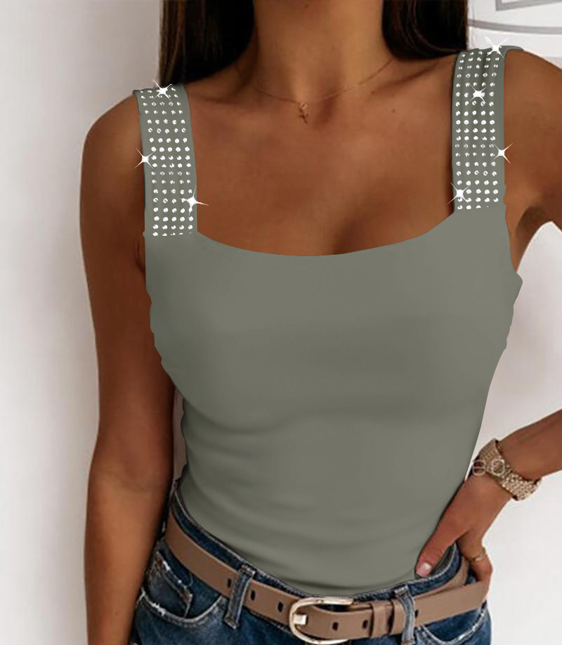 Women Beaded Suspender Top