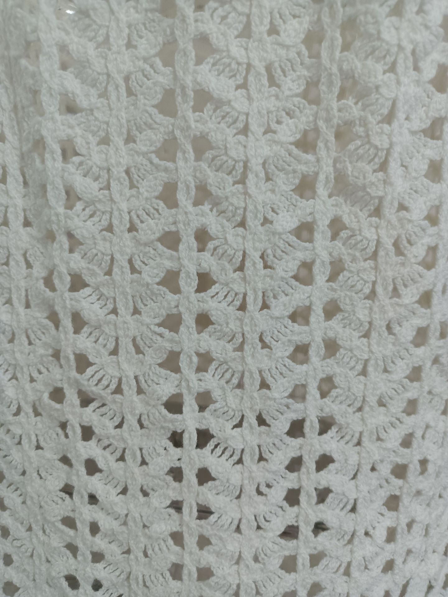 Women knitting v-neck pearl hollow Strap Dress