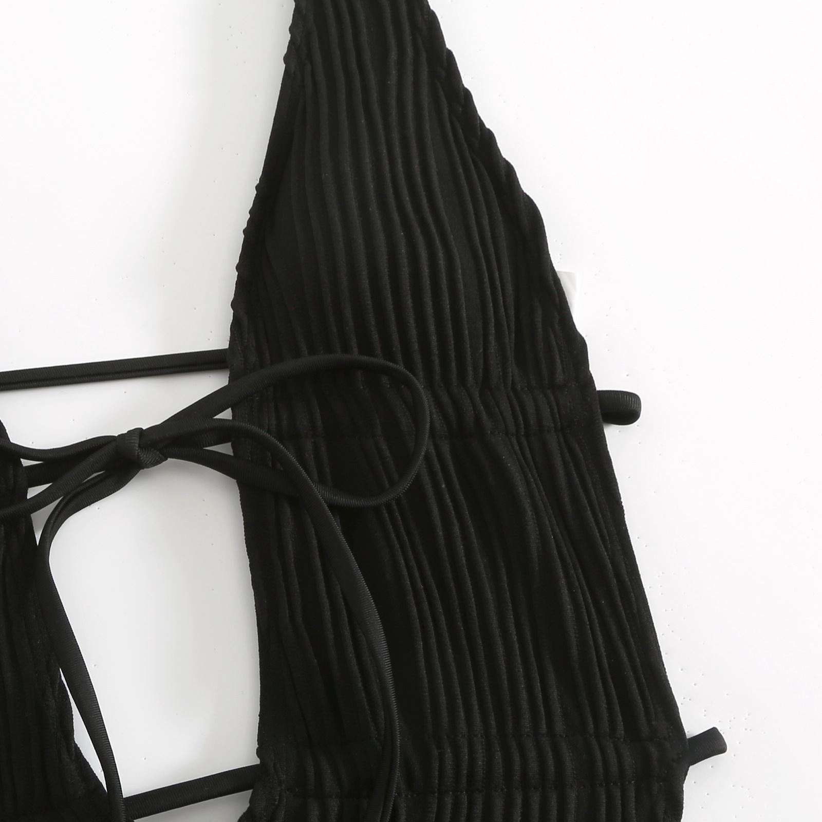 Women drawstring backless sexy one-piece Swimwear
