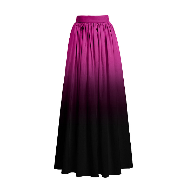 Deep V FloralOne-Piece Swimsuit SKirt Set