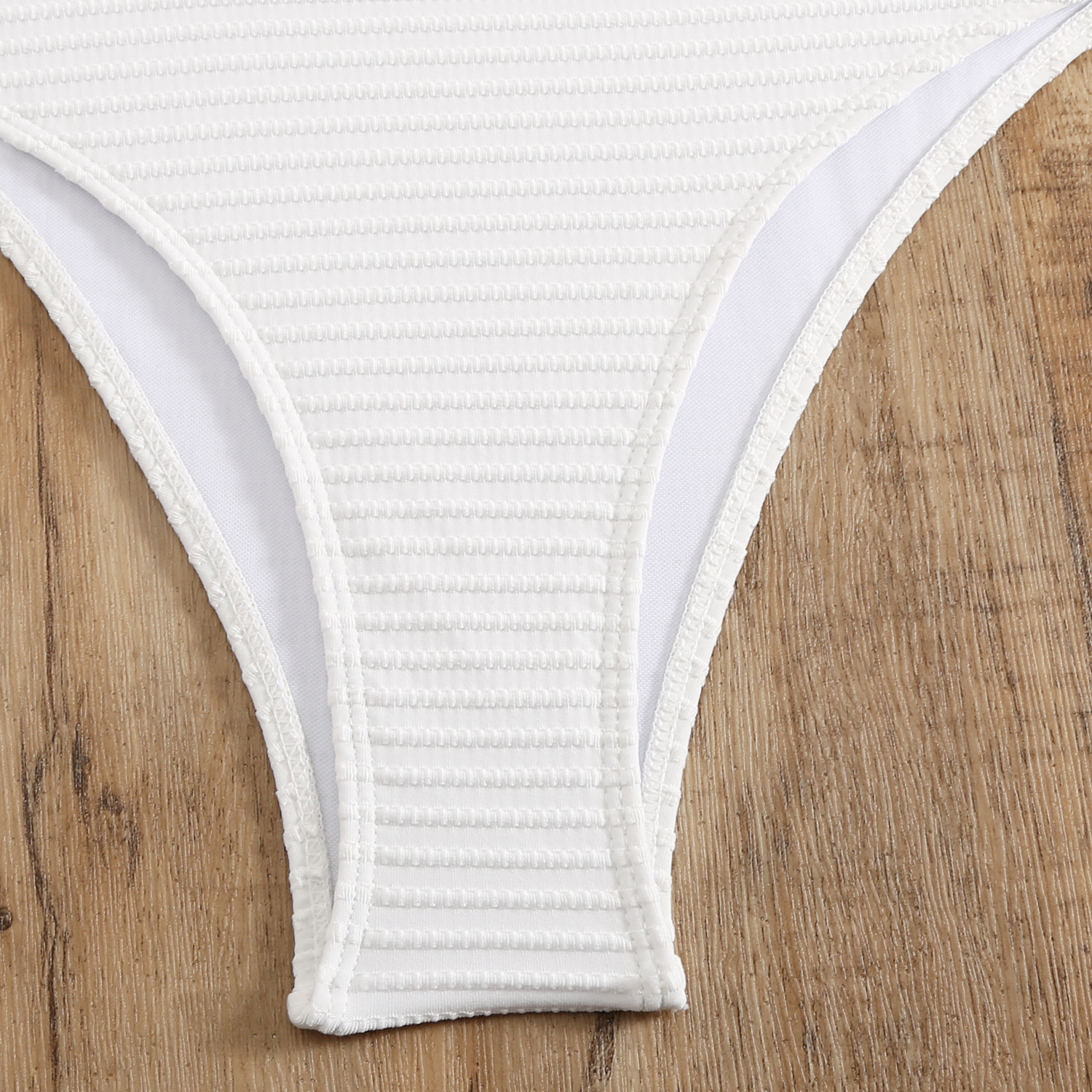 Solid Color One-Shoulder Sexy Hollow One-Piece Swimsuit