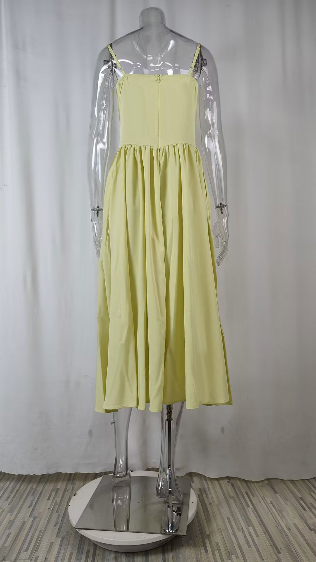 Women Spring Elegant French Retro Strap Dress