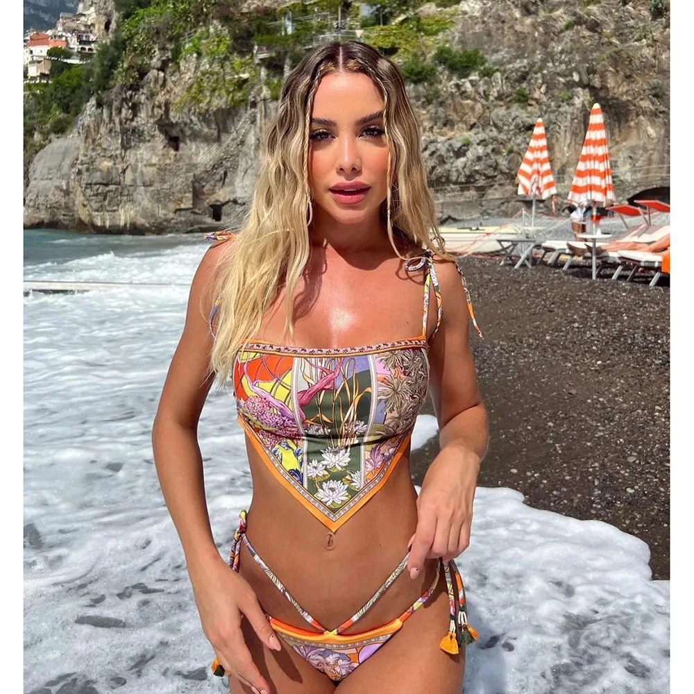 Women Printed Bohemian Swimwear