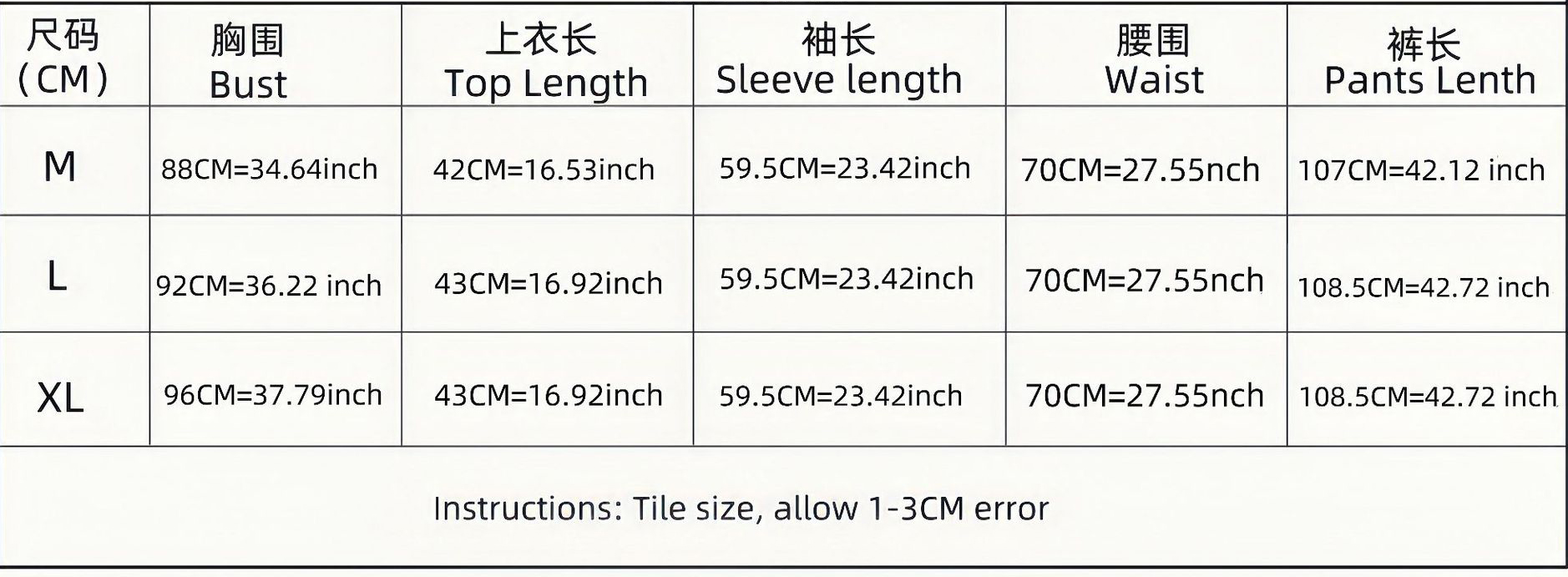 Women Casual Printed Long Sleeve T-Shirt and Cargo Pants Two-Piece Set