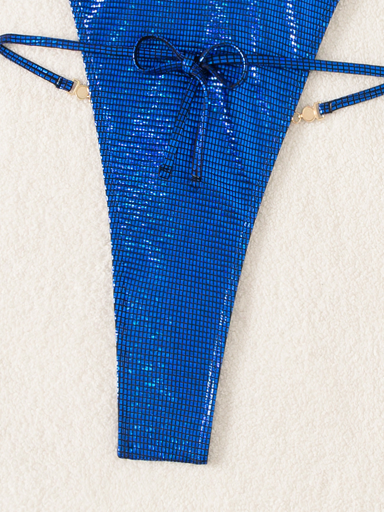 Sexy Solid Color Low Back One-Piece Women's Swimsuit