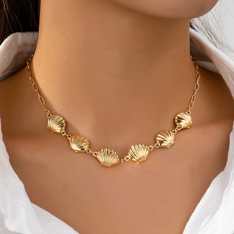 Women Style Ocean Metal Shell Necklace