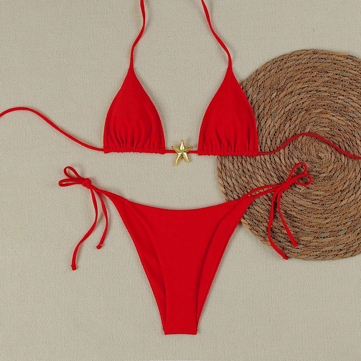 Women Bikini Sexy Solid Swimwear