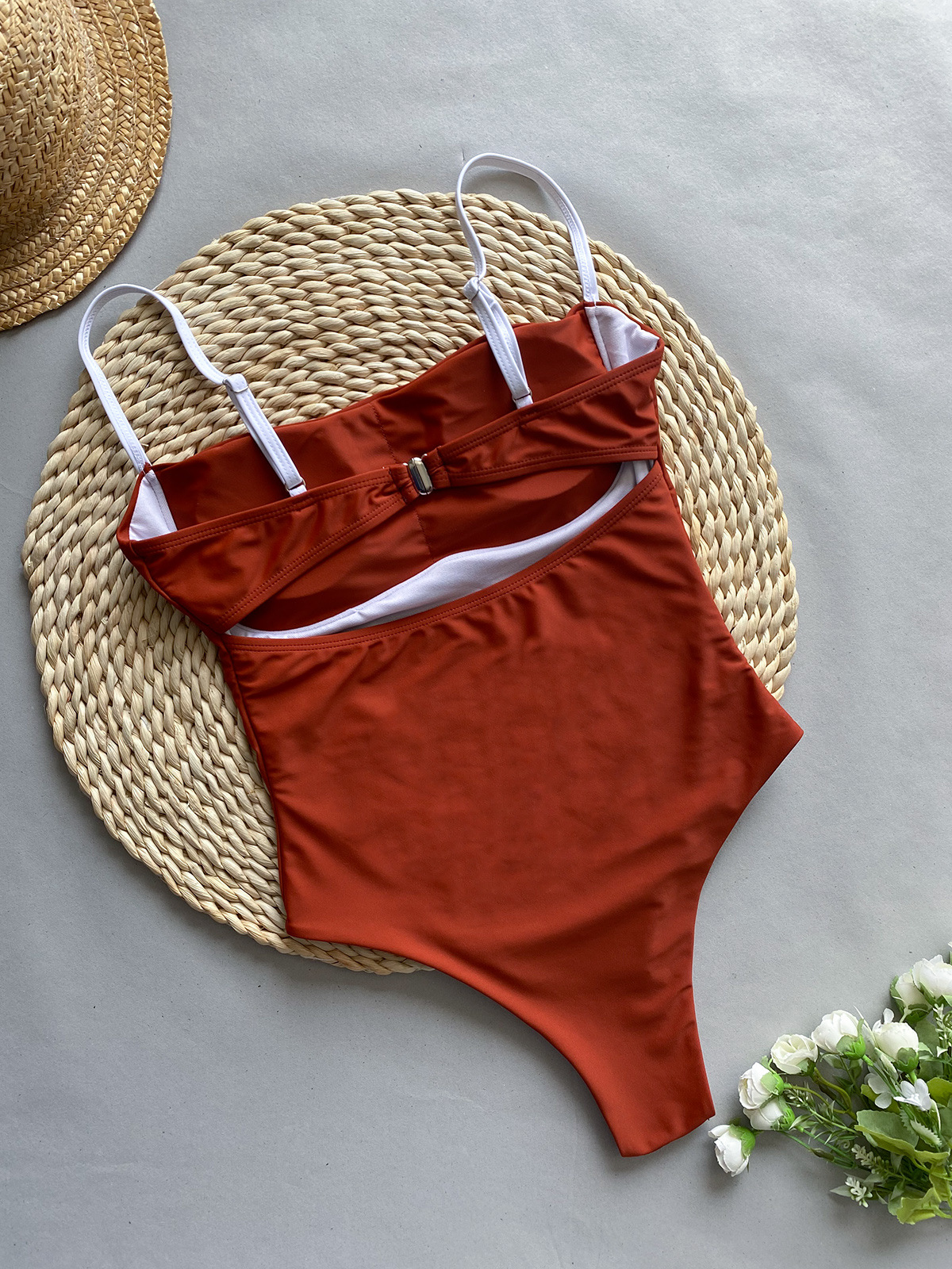 Women Patchwork Bikini One Piece Swimwear