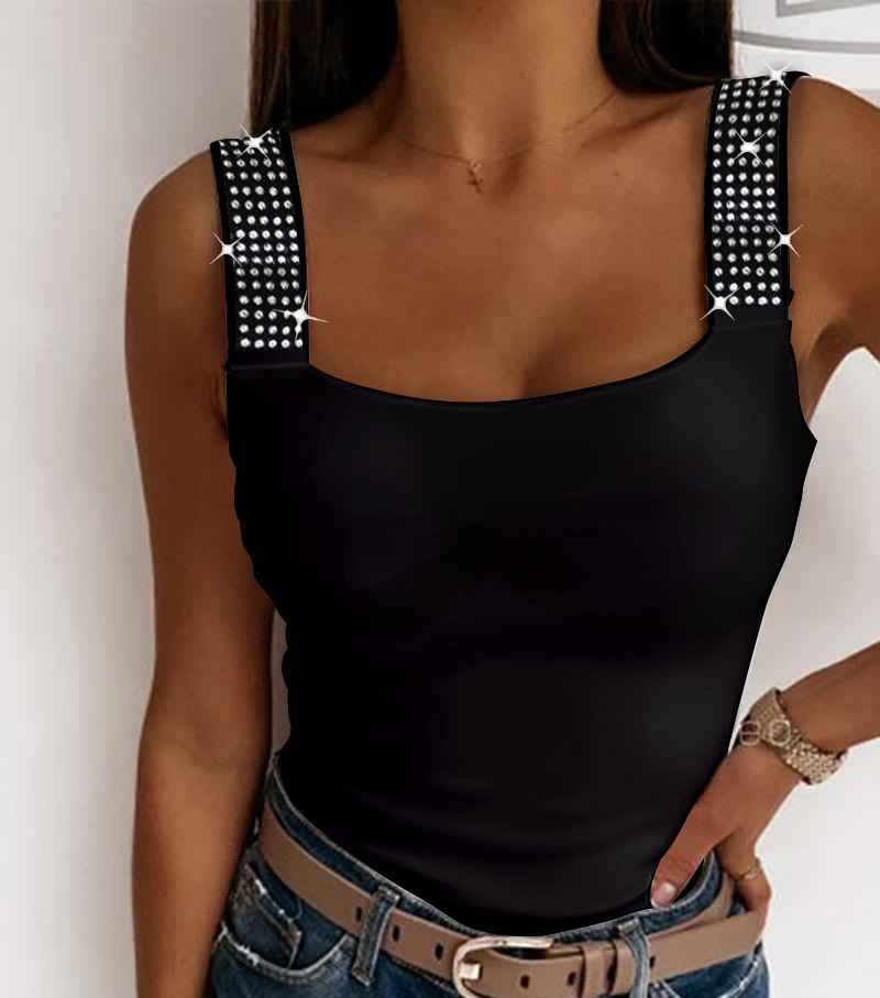 Women Beaded Suspender Top