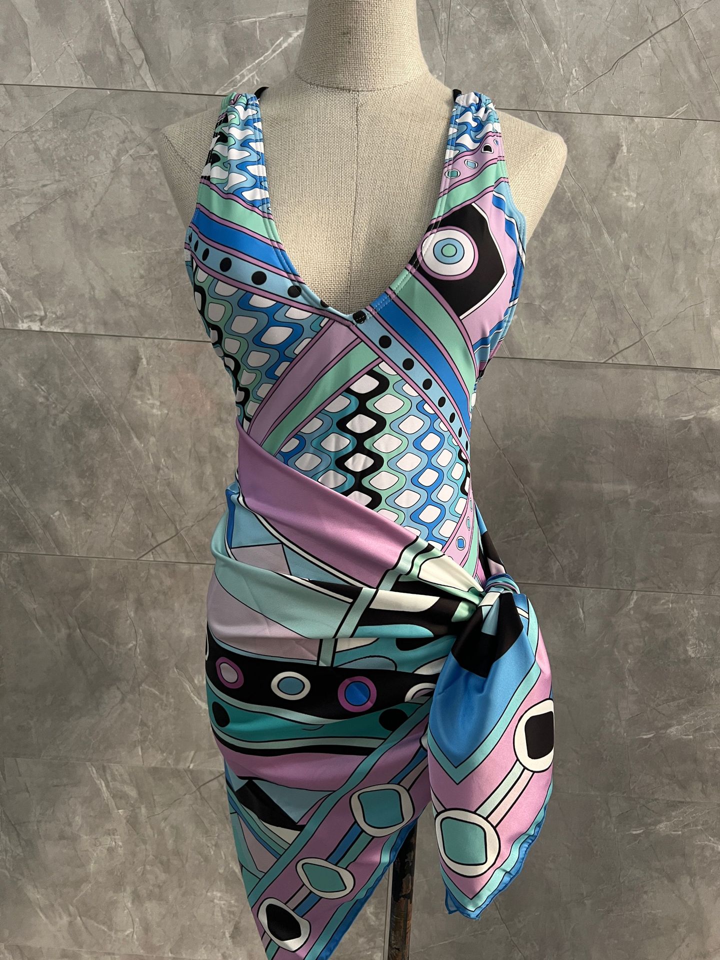 Women bikini one-piece swimsuit Two Piece Set