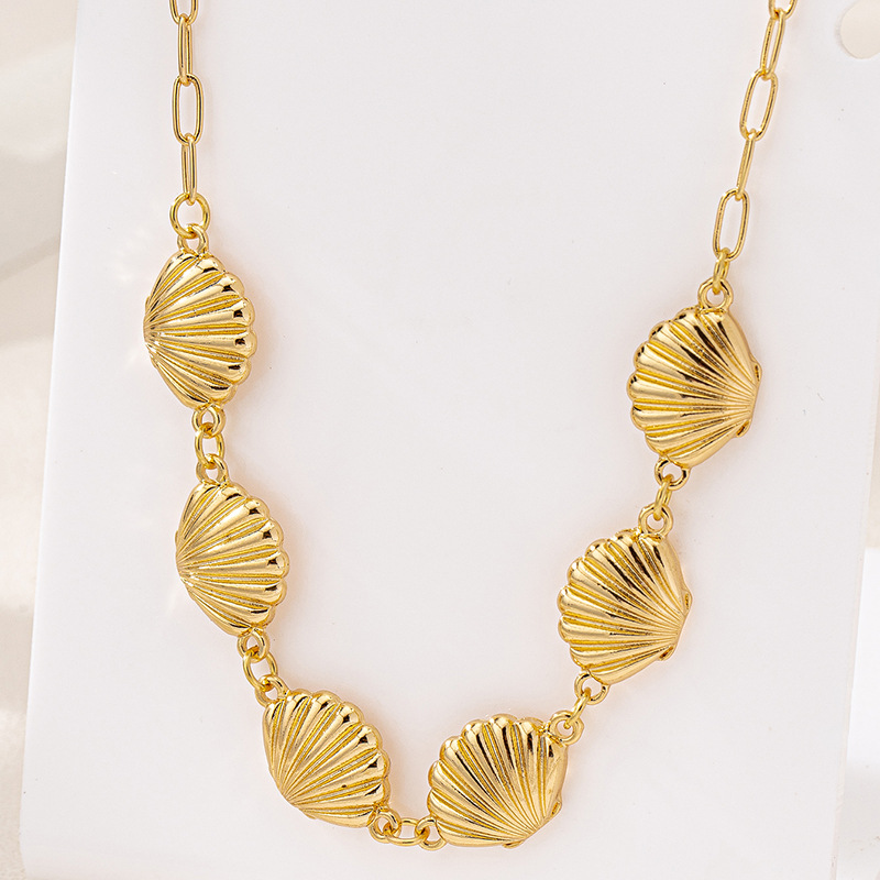 Women Style Ocean Metal Shell Necklace